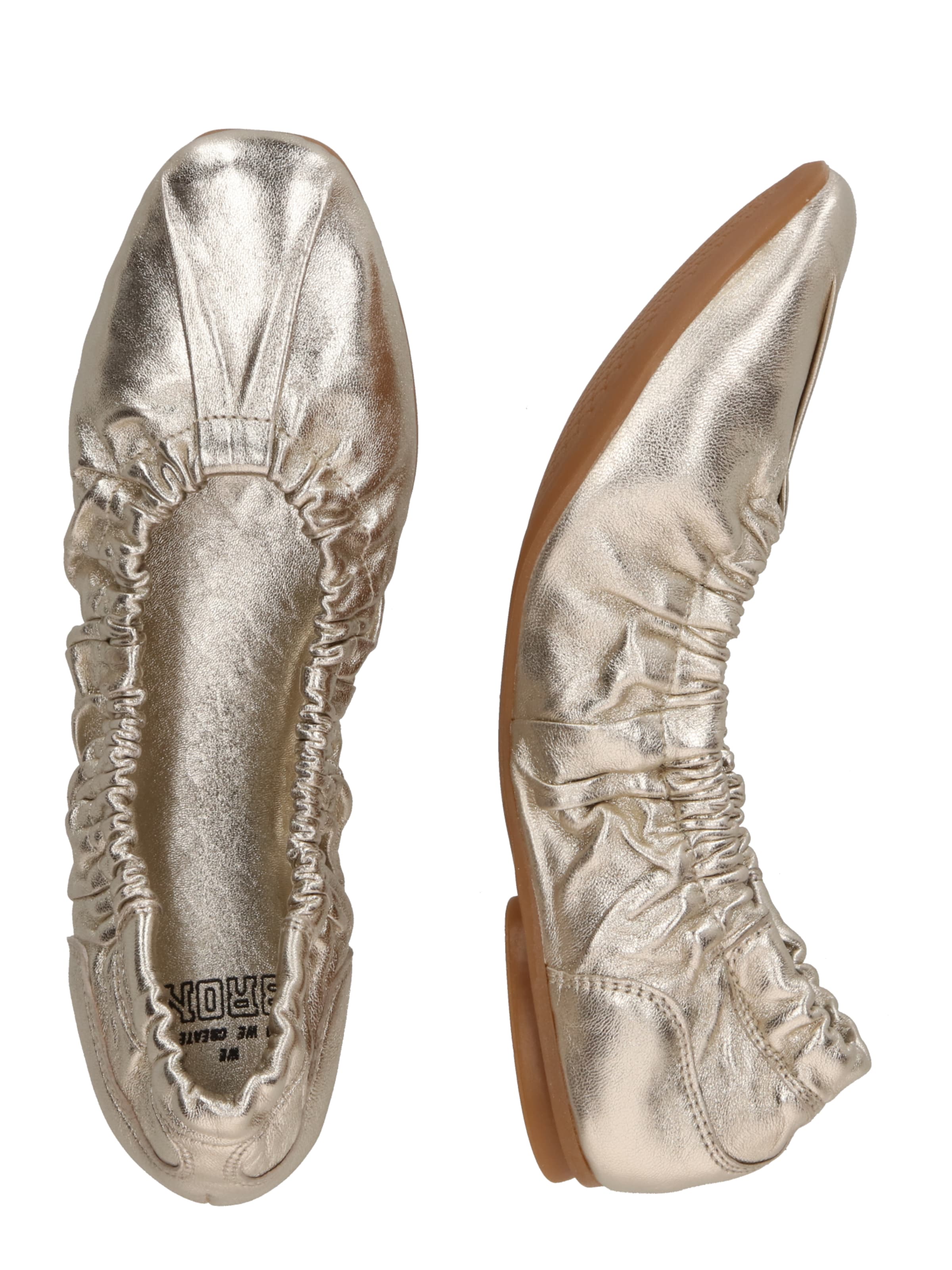 BRONX Балетки 'Alor-A' в Золотой