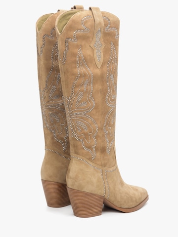 Estro Cowboylaarzen '092-11' in Beige