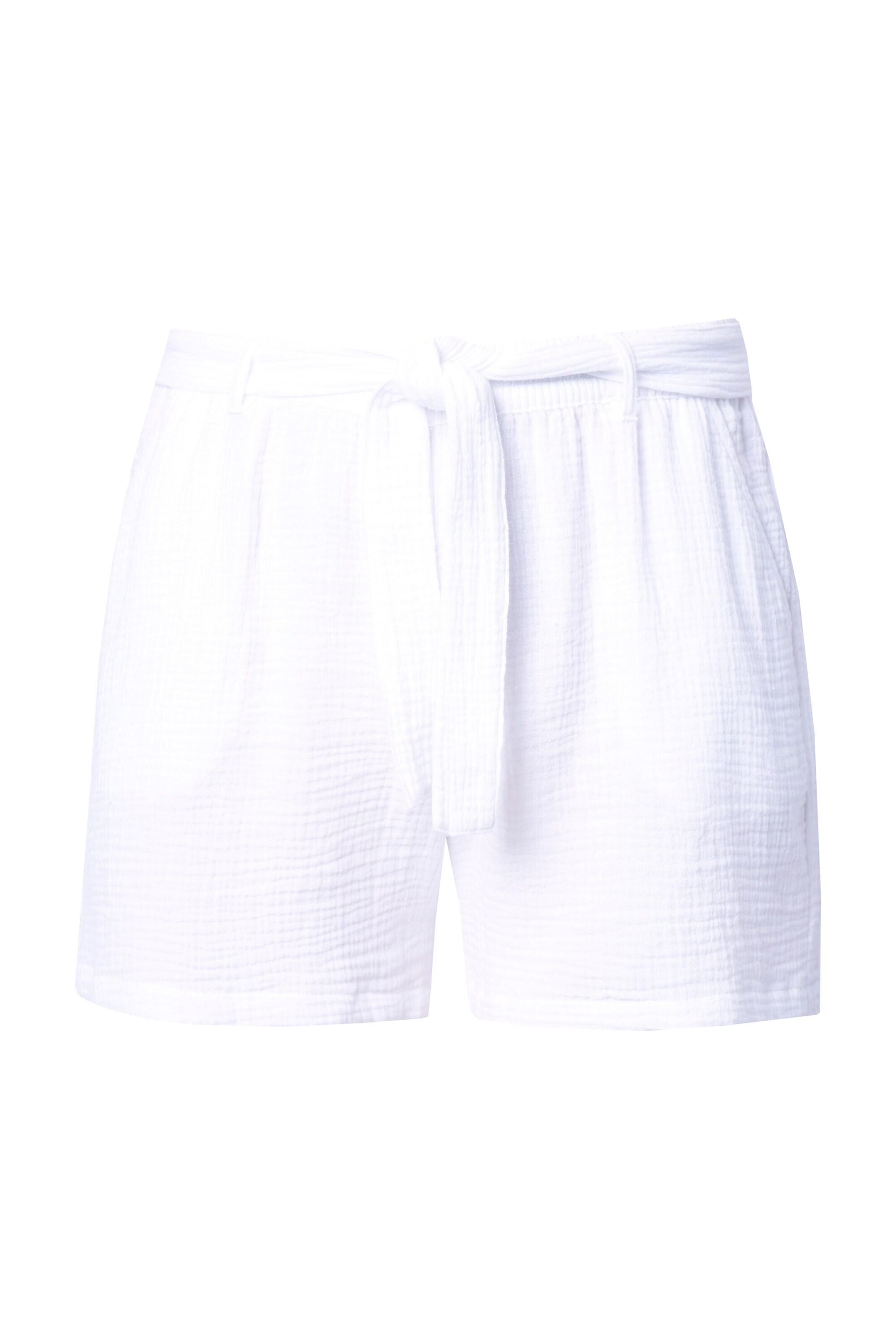 Angel of Style Wide Leg Shorts in Weiß: Vorderseite