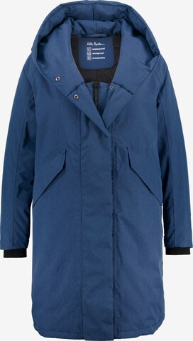 Ulla Popken Raincoat in Blue: front