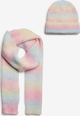 PIECES Pipo värissä vaaleanpunainen: etupuoli
