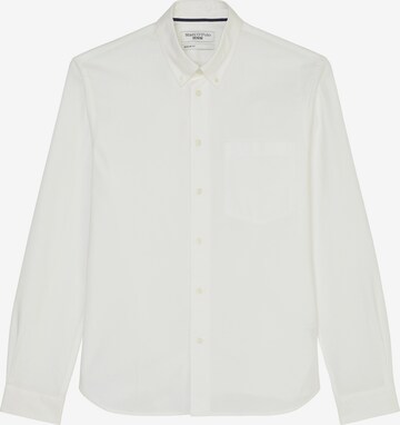 Marc O'Polo DENIM Button Up Shirt in White: front