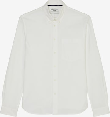 Marc O'Polo DENIM Button Up Shirt in White: front