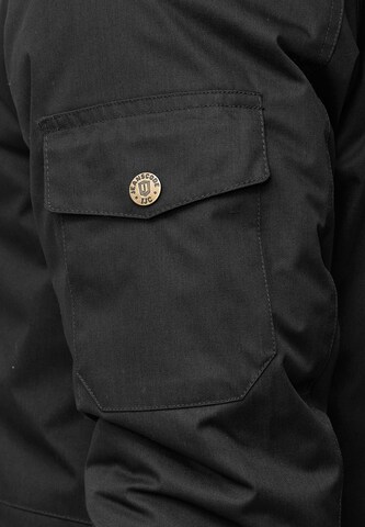 INDICODE JEANS Winter Jacket 'Elmhurts' in Black