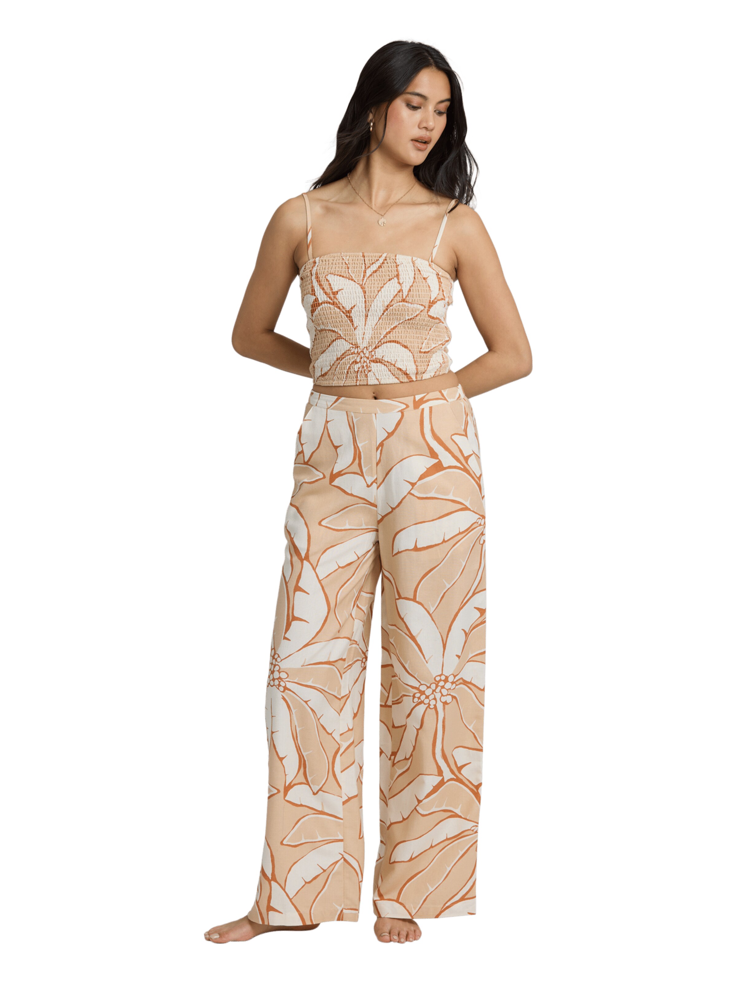 BILLABONG Loose fit Pants 'Tropic Breeze' in Beige