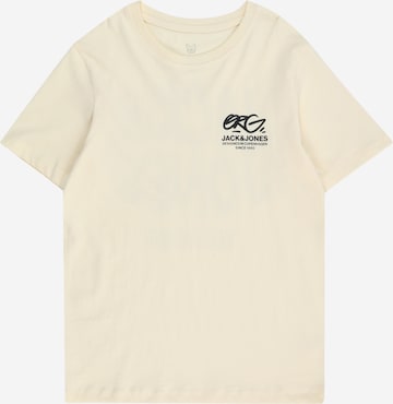 Jack & Jones Junior T-Shirt 'ARUBA' in Beige: predná strana