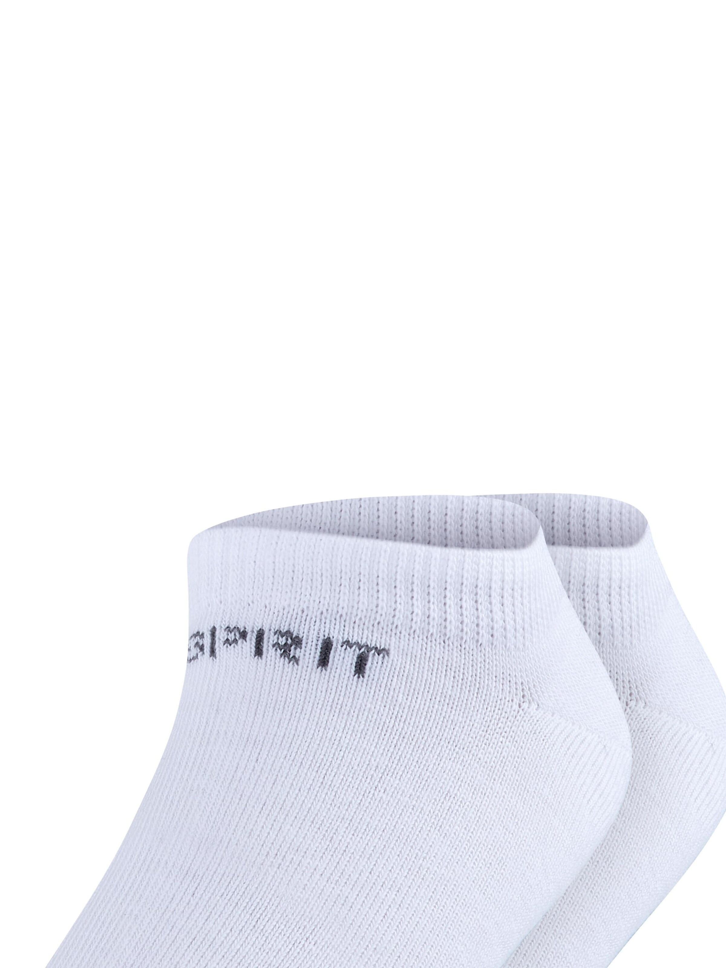 ESPRIT Socks 'Foot Logo 2-Pack' in White