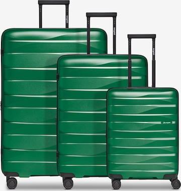 Set di valigie di Bergpfeil in verde: frontale