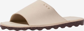Mule Asportuguesas en beige : devant