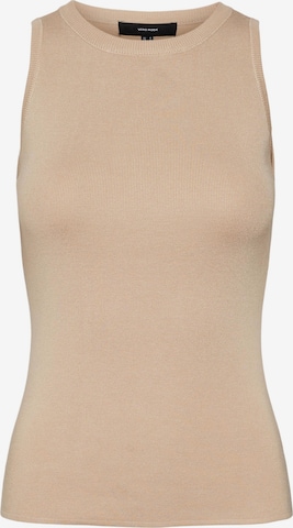 Tops en tricot 'NEW SOFI' VERO MODA en beige : devant