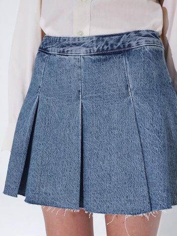 Dr. Denim Rok 'Tone Skirt' in Blauw