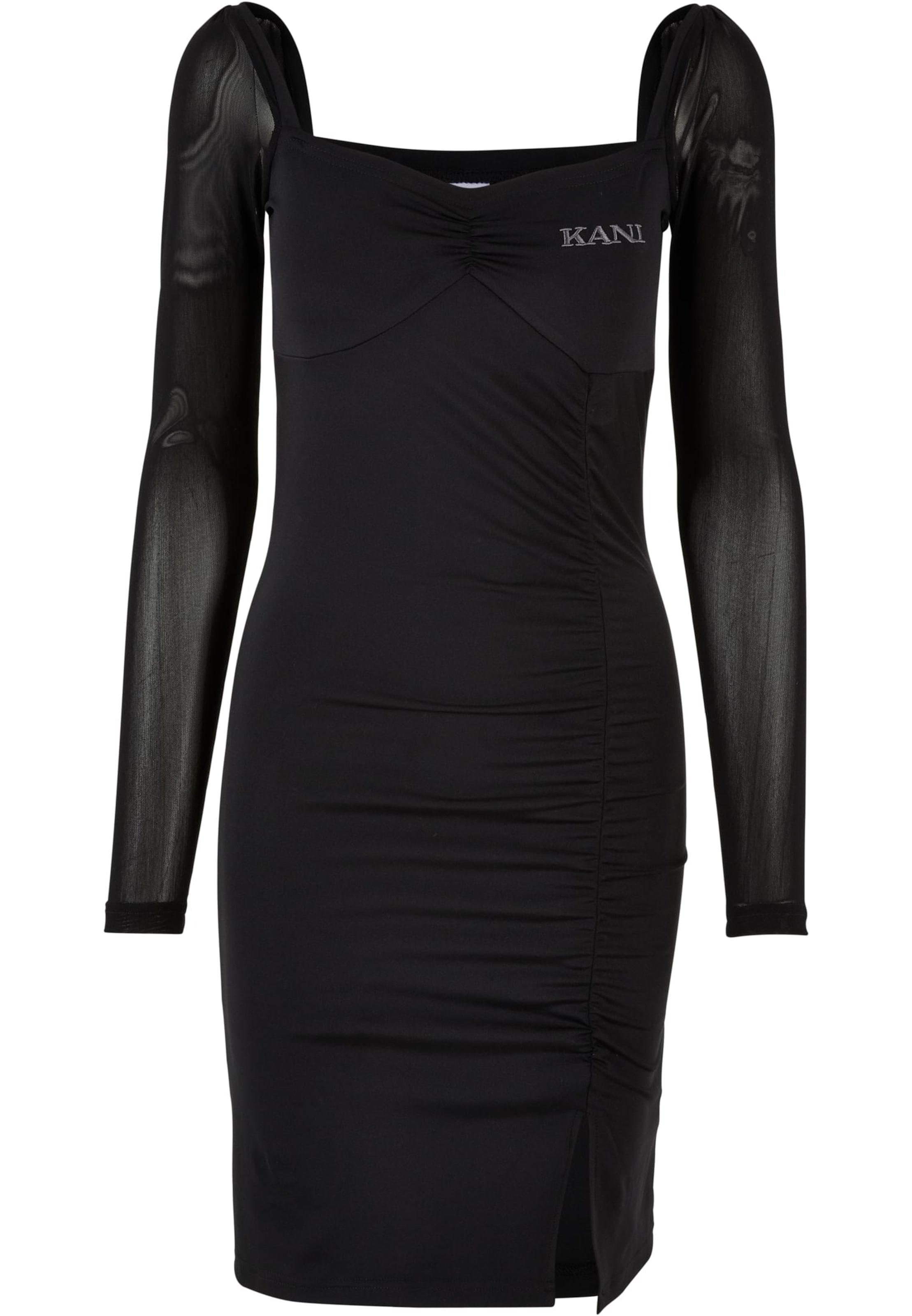 Karl Kani Kleid in Schwarz: Vorderseite