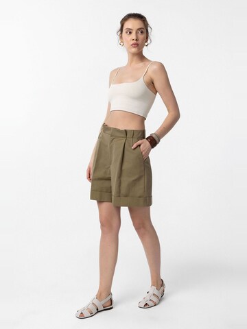 Loosefit Pantalon à pince 'Marta' Antioch en vert