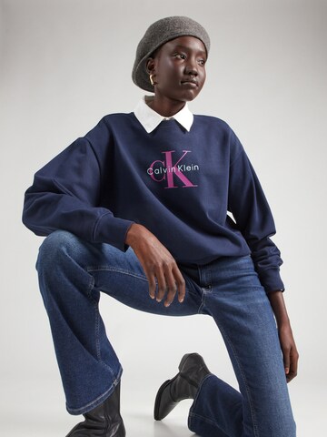 Calvin Klein Jeans Свитшот в Синий: спереди
