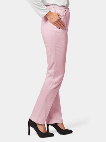 Regular Pantalon 'Martha' Goldner en rose