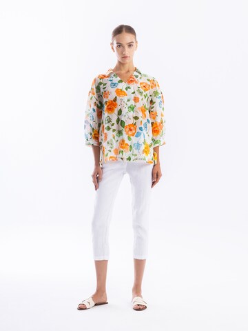 Haris Cotton Blouse in Beige