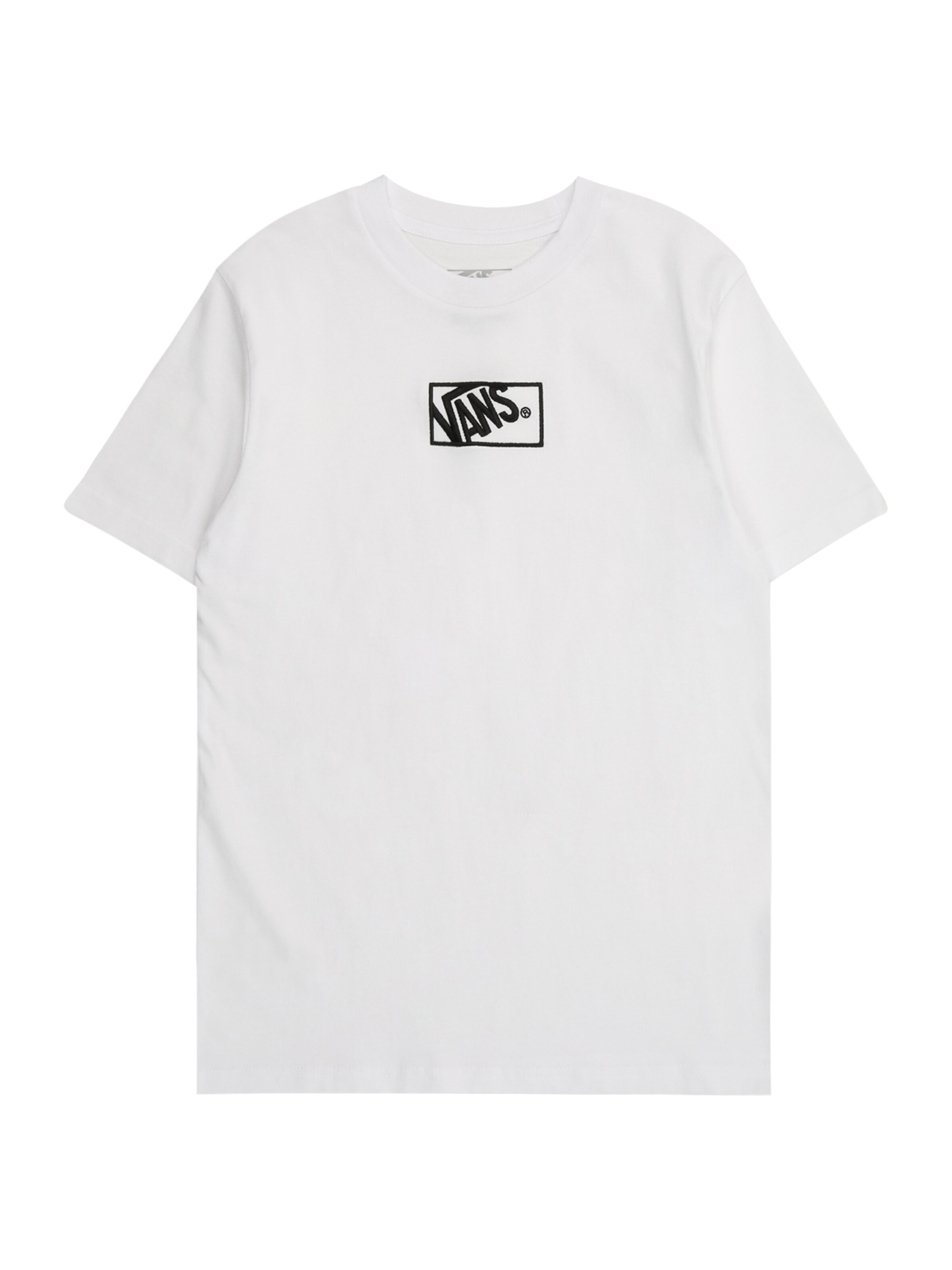 VANS Тениска в бяло: отпред