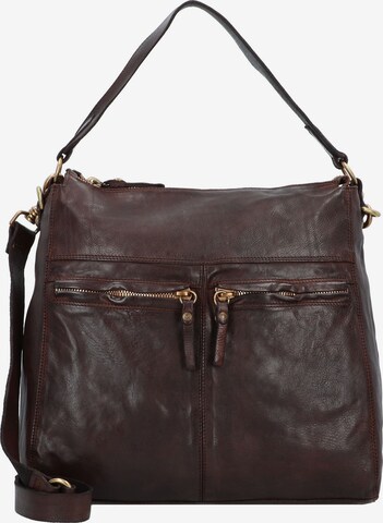 Campomaggi Shoulder Bag in Brown: front