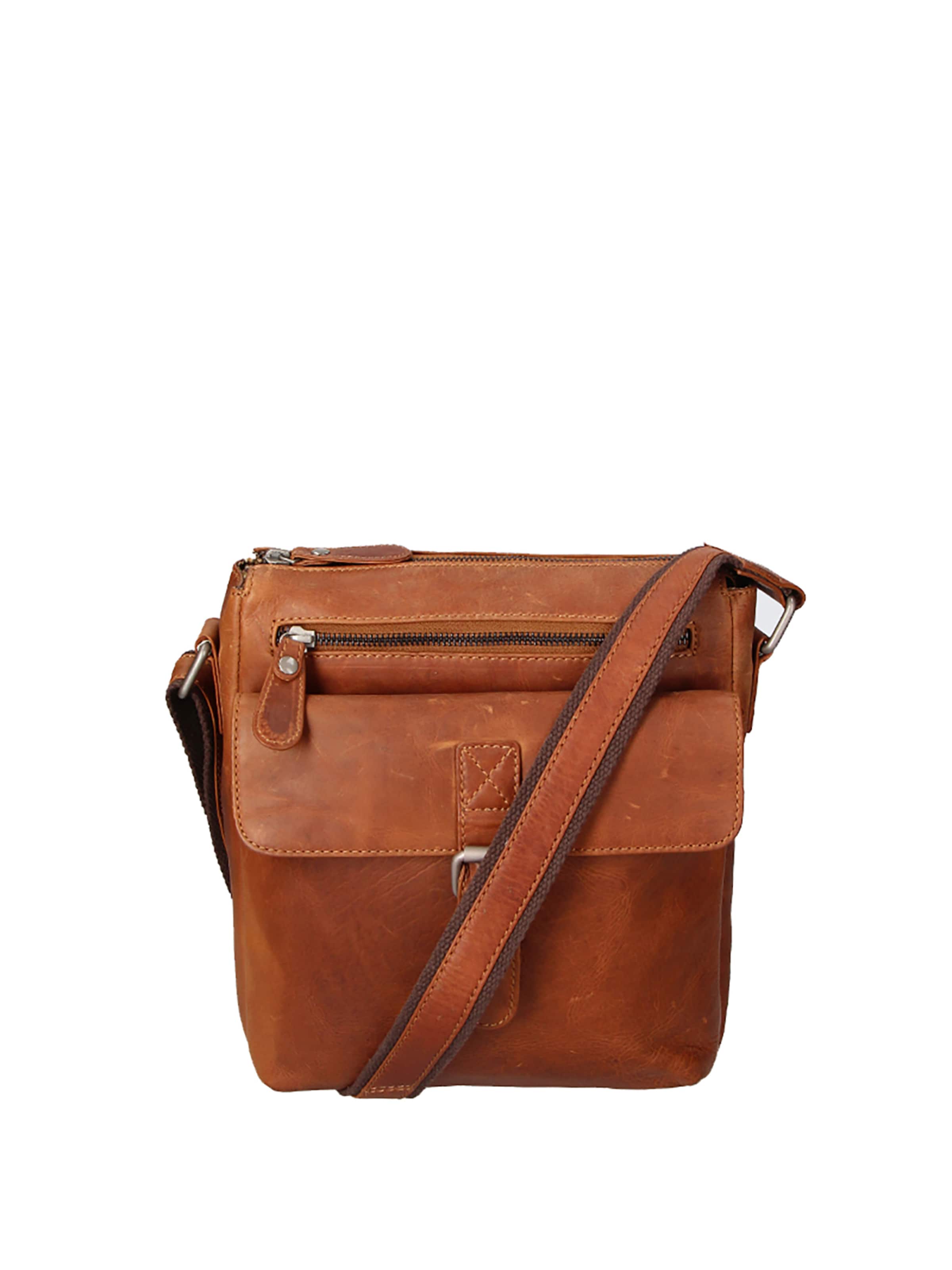 Sac à bandoulière HILL BURRY en marron : devant