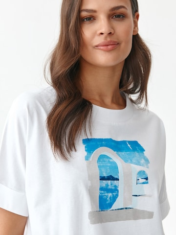 T-shirt 'LIKE 8' TATUUM en blanc
