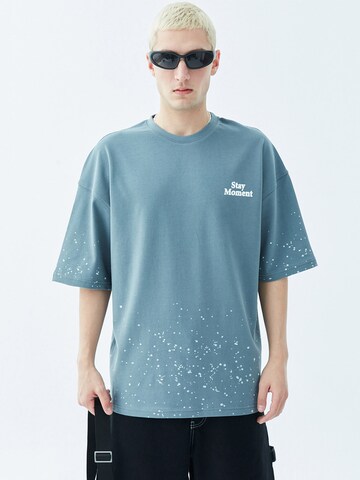 T-Shirt 'El Paso' VAMOS CLO en bleu : devant