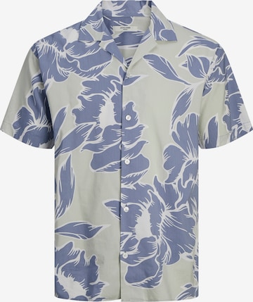 JACK & JONES Button Up Shirt 'Palma Resort' in Green: front