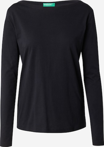 UNITED COLORS OF BENETTON Shirt in Schwarz: predná strana