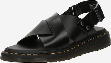 Sandalo 'Zane' di Dr. Martens in nero: frontale