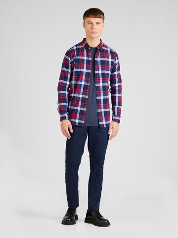 Hackett London Slim fit Chino Pants 'KENSINGTON' in Blue