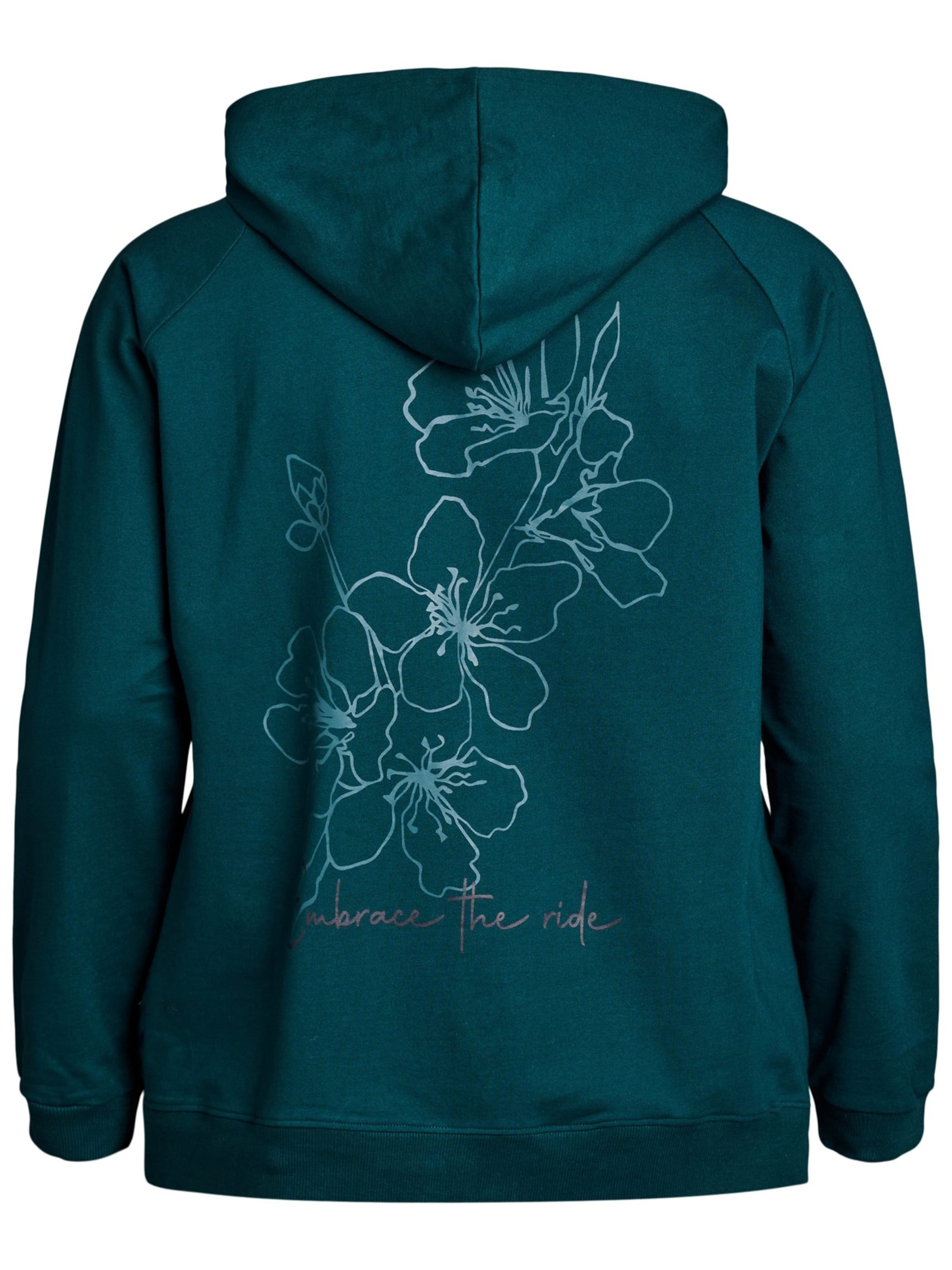 Zizzi Кофта на молнии 'Ani' в Зеленый