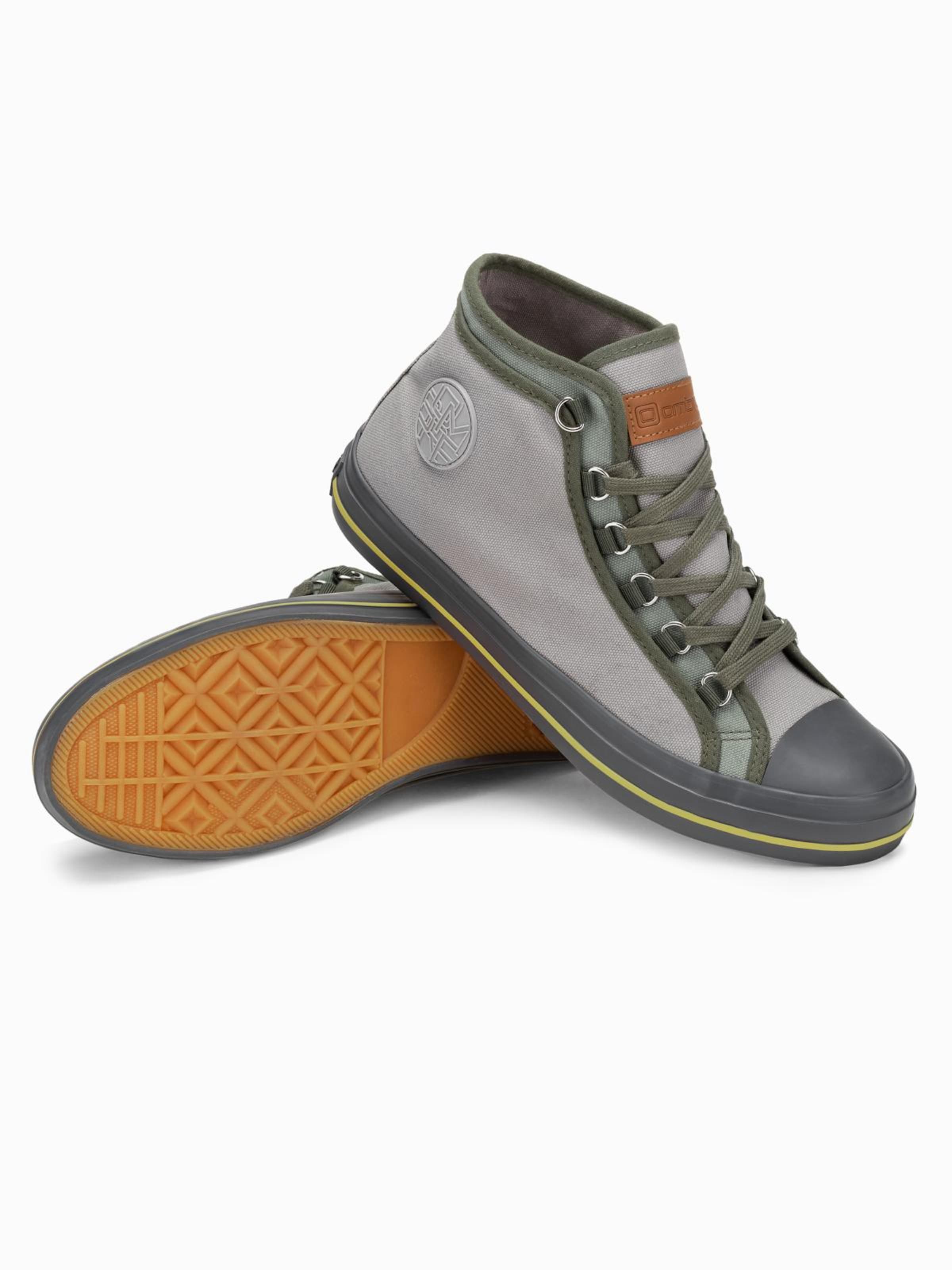 Baskets hautes Ombre en gris
