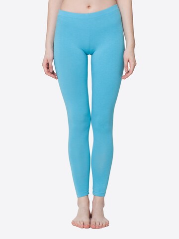 celodoro Slimfit Leggings 'Stretchy'‌‌‌ in Blau: Vorderseite