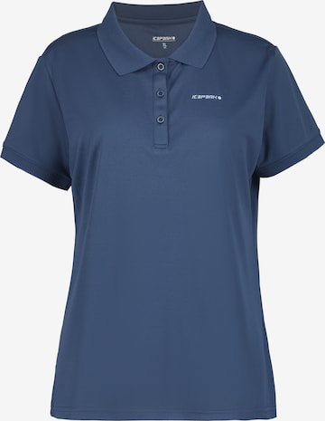 ICEPEAK Performance Shirt in Blue: front