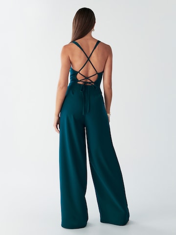 BWLDR Jumpsuit in Blau: Rückseite