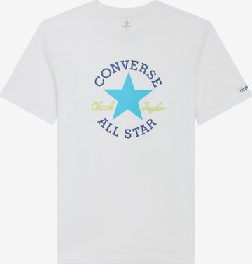 CONVERSE Футболка 'DISSECTED CHUCK' в Белый: спереди