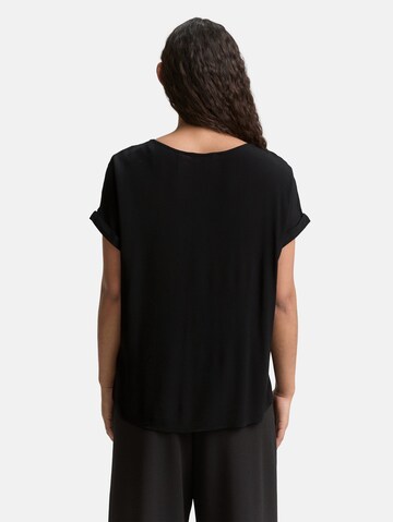 TOM TAILOR Blouse in Zwart