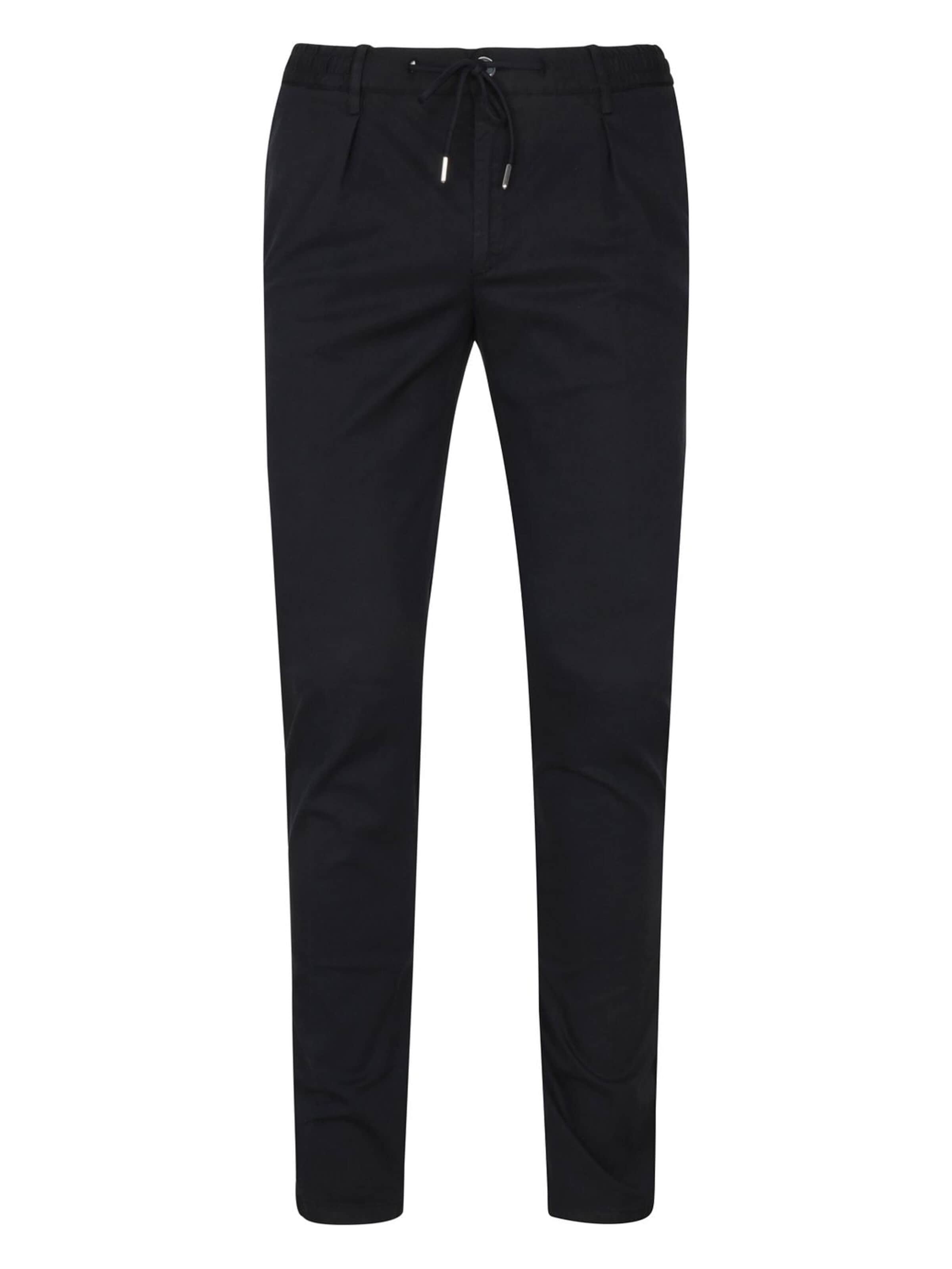 Coupe slim Pantalon chino Profuomo en bleu : devant