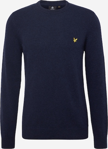 Lyle & Scott Trui in Blauw: voorkant