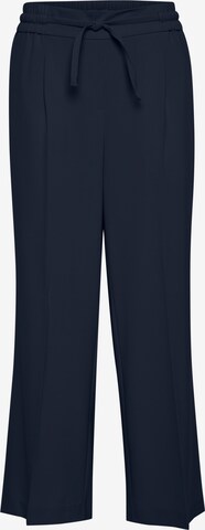 b.young Pleated Pants in Blue: front