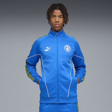 PUMA Sportsweatjacke 'Manchester City King Anthem' in Blau