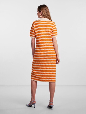 Y.A.S Kleid 'Croc' in Orange