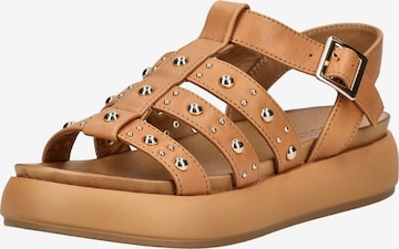 INUOVO Sandale in Braun: Vorderseite