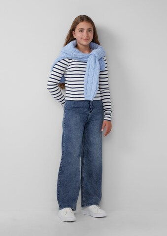 s.Oliver Wide leg Jeans in Blauw: voorkant