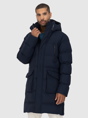Cappotto invernale 'SaulAK' di Alife and Kickin in blu: frontale