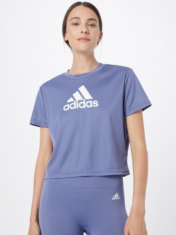 ADIDAS SPORTSWEAR Performance shirt in Purple: front