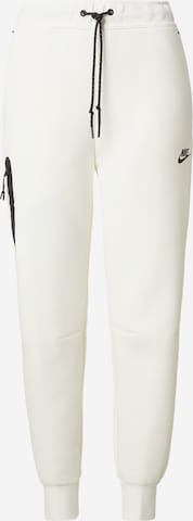 Nike Sportswear Tapered Hose 'TCH FLC' in Beige: Vorderseite