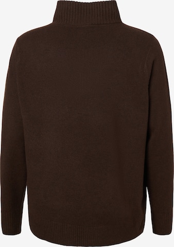 Sweat-shirt 'Msunny' Zizzi en marron