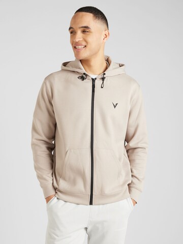 Virtus Sweat jacket 'Taro' in Beige: front