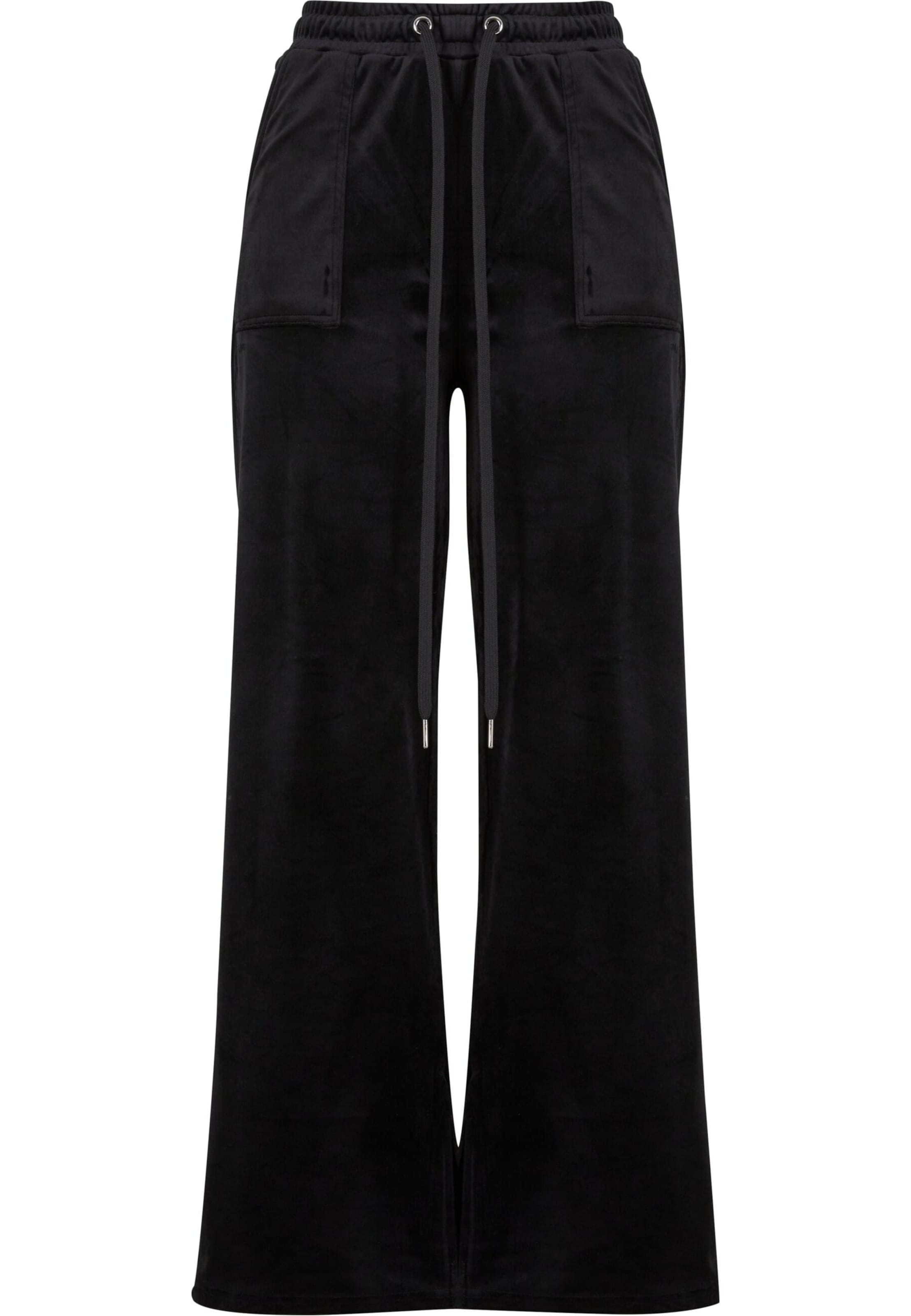 Loosefit Pantaloni di Urban Classics in nero: frontale