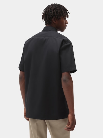 DICKIES Comfort fit Button Up Shirt 'Work Shirt' in Black